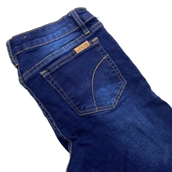 Joe's Jeans Juniors Size 16 Raw Hem Skinny Jeans Dark Wash‎ Classic Casual - Picture 1 of 11